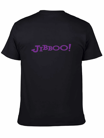 Jibboo Graphic Tee - Black Cotton T-Shirt