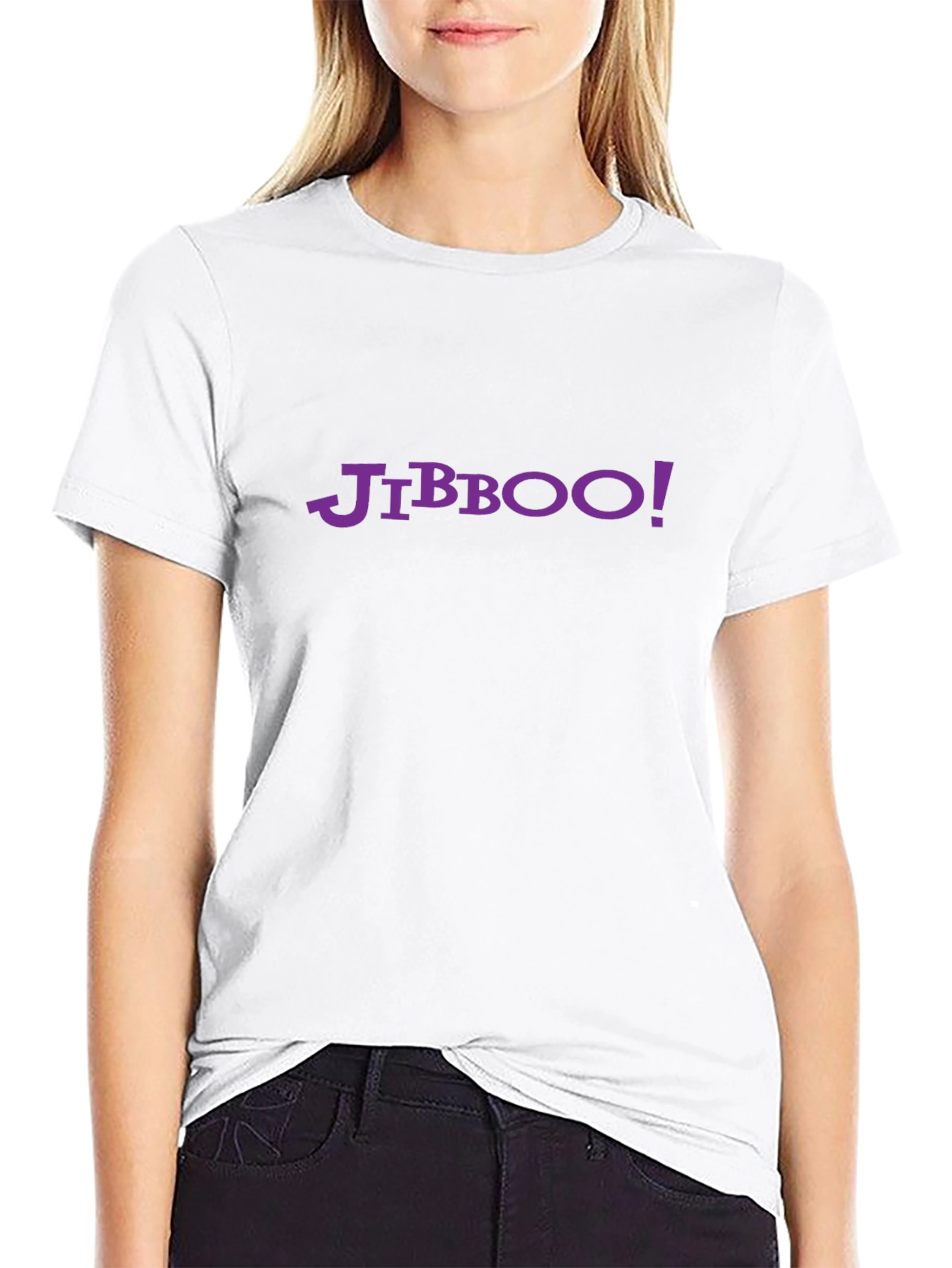 Jibboo Graphic Tee - Black Cotton T-Shirt