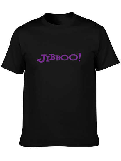 Jibboo Graphic Tee - Black Cotton T-Shirt
