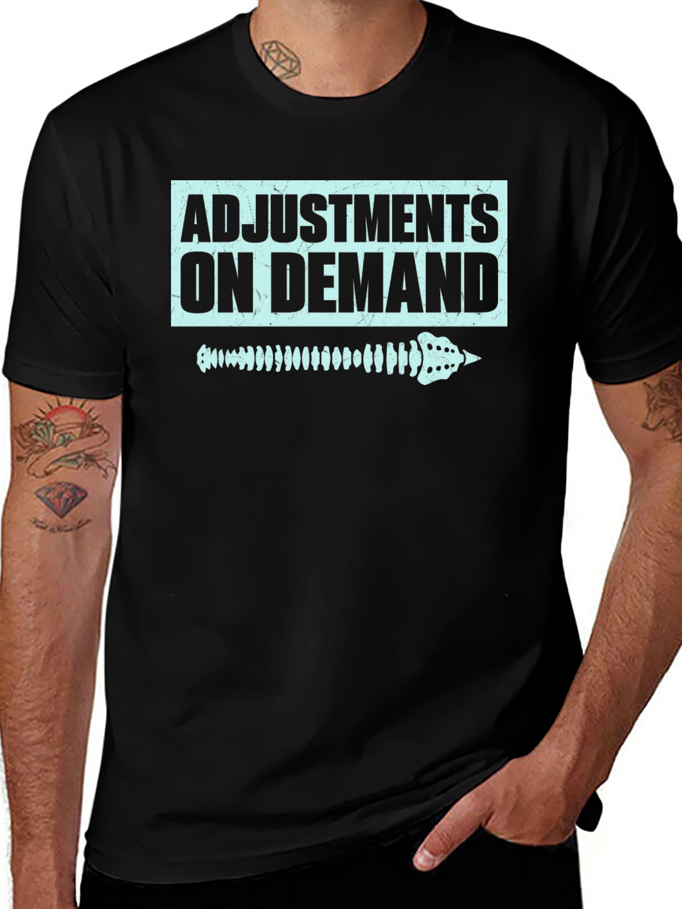Chiropractor Adjustment On Demand T-Shirt