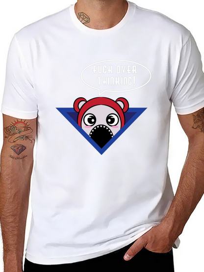 Funny Cartoon Bear T-Shirt - Dont Over Think!