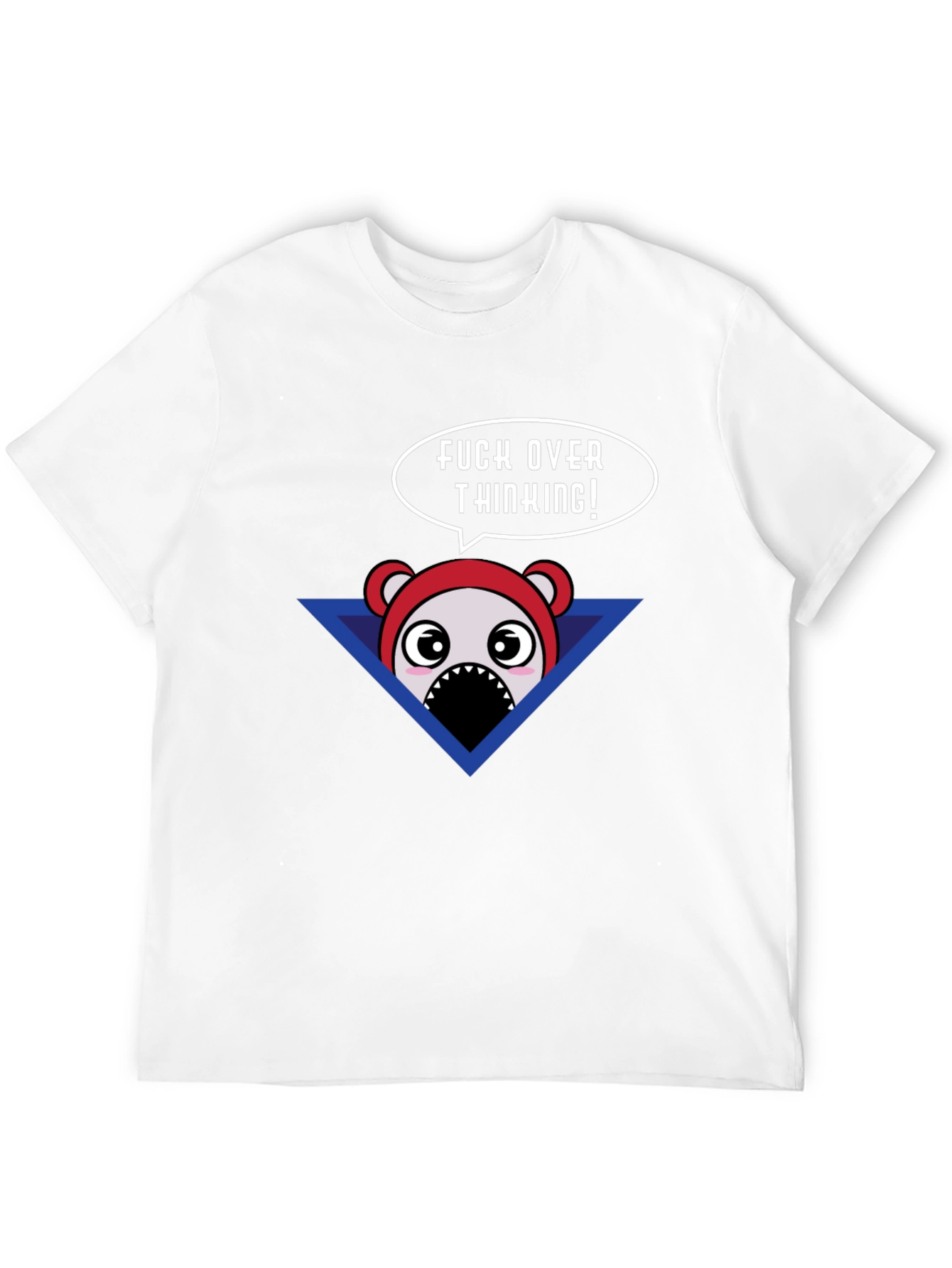Funny Cartoon Bear T-Shirt - Dont Over Think!