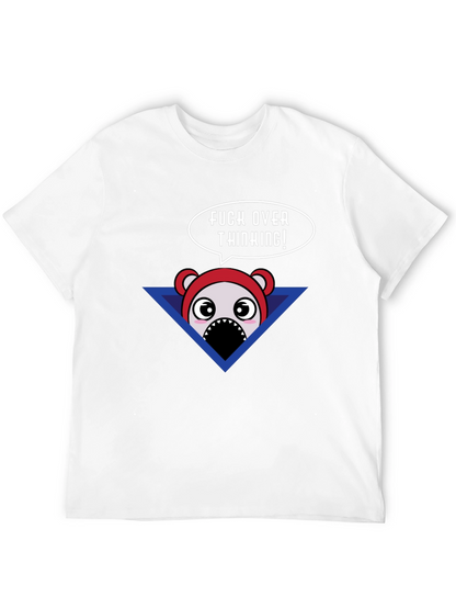 Funny Cartoon Bear T-Shirt - Dont Over Think!