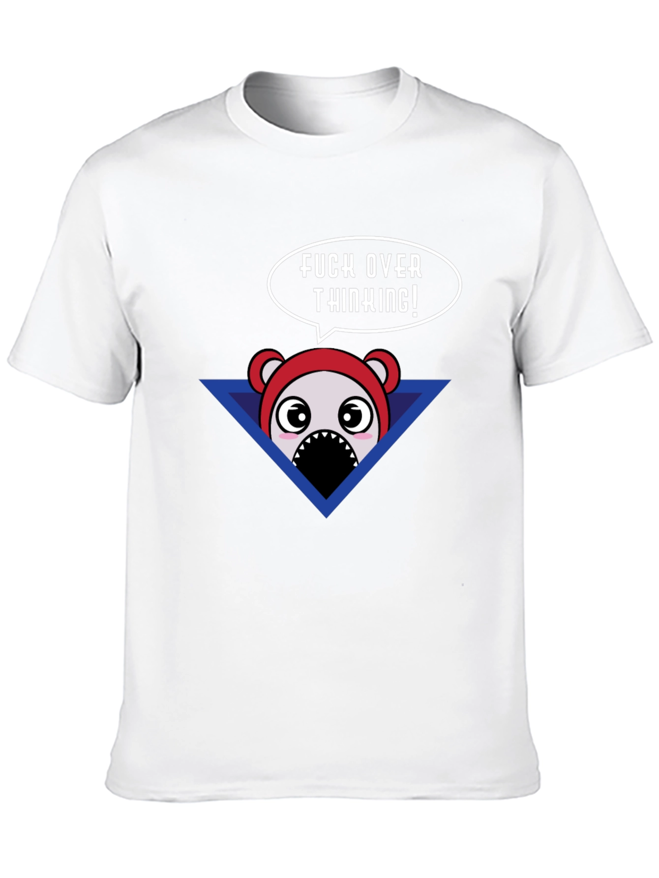 Funny Cartoon Bear T-Shirt - Dont Over Think!