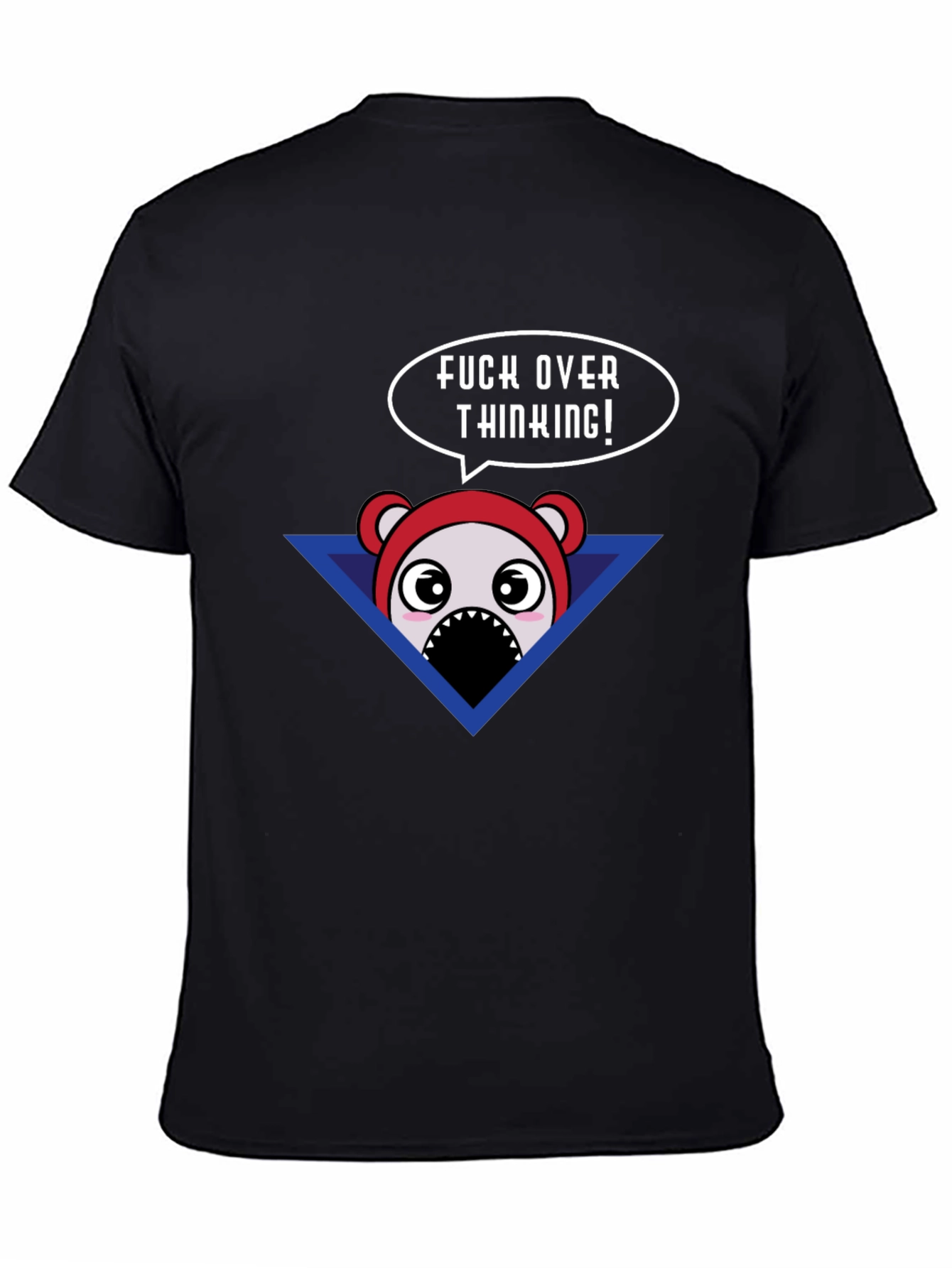 Funny Cartoon Bear T-Shirt - Dont Over Think!