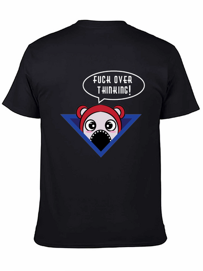Funny Cartoon Bear T-Shirt - Dont Over Think!