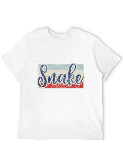 Retro Snake Graphic T-Shirt