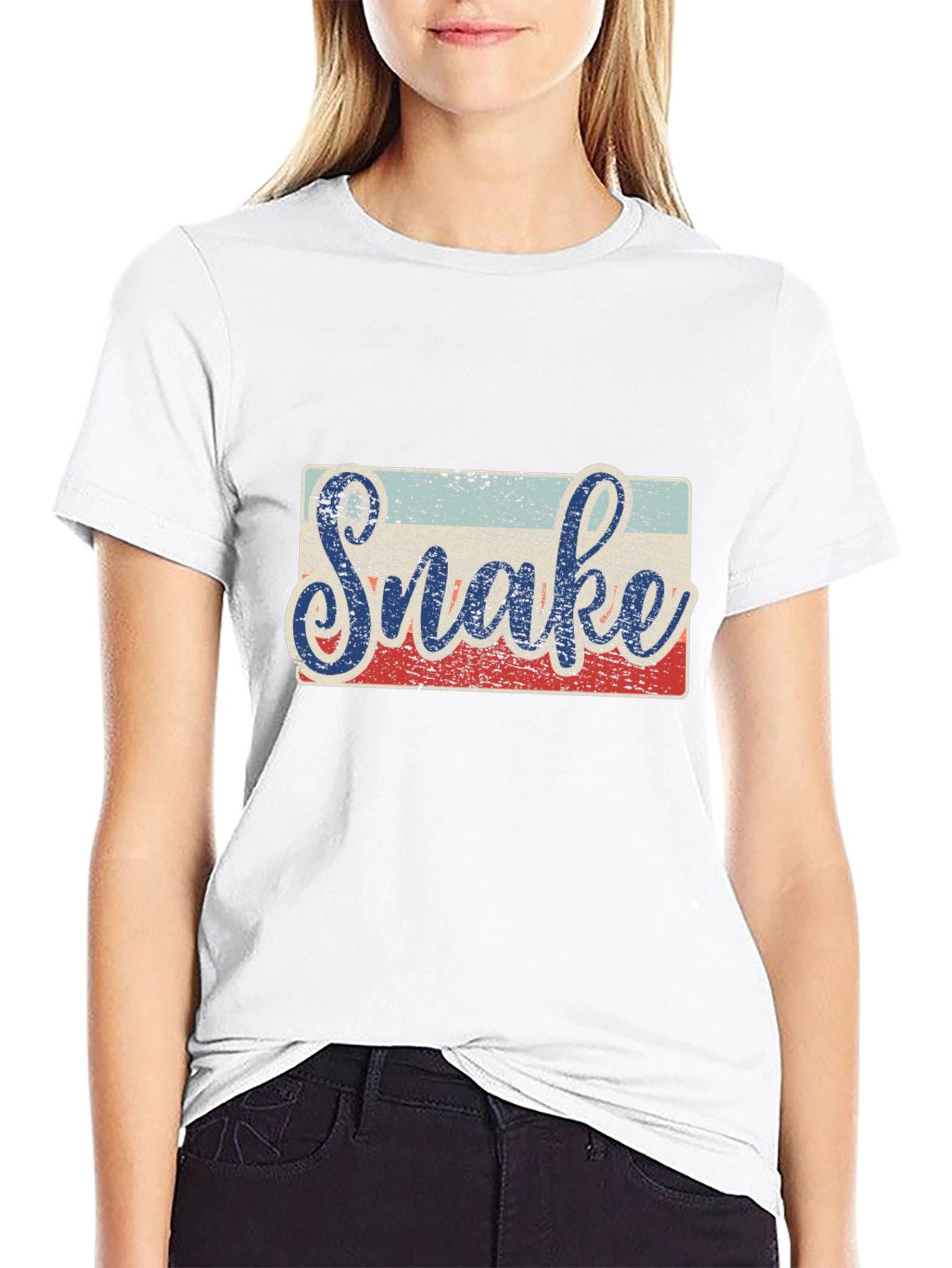 Retro Snake Graphic T-Shirt