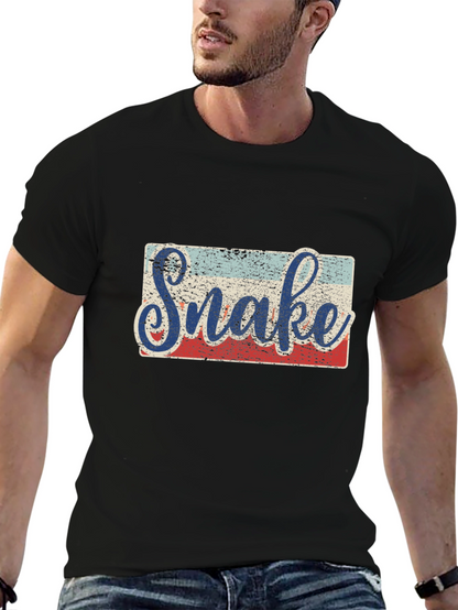 Retro Snake Graphic T-Shirt