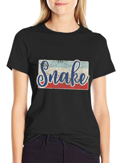 Retro Snake Graphic T-Shirt