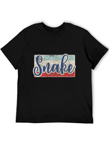 Retro Snake Graphic T-Shirt