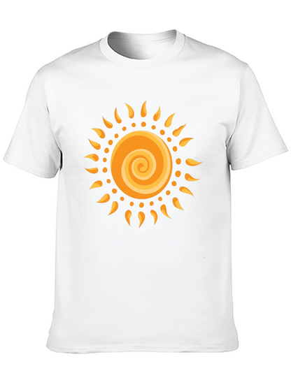 Radiant Sun Graphic Black T-Shirt
