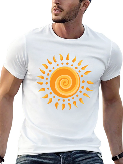 Radiant Sun Graphic Black T-Shirt
