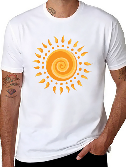 Radiant Sun Graphic Black T-Shirt