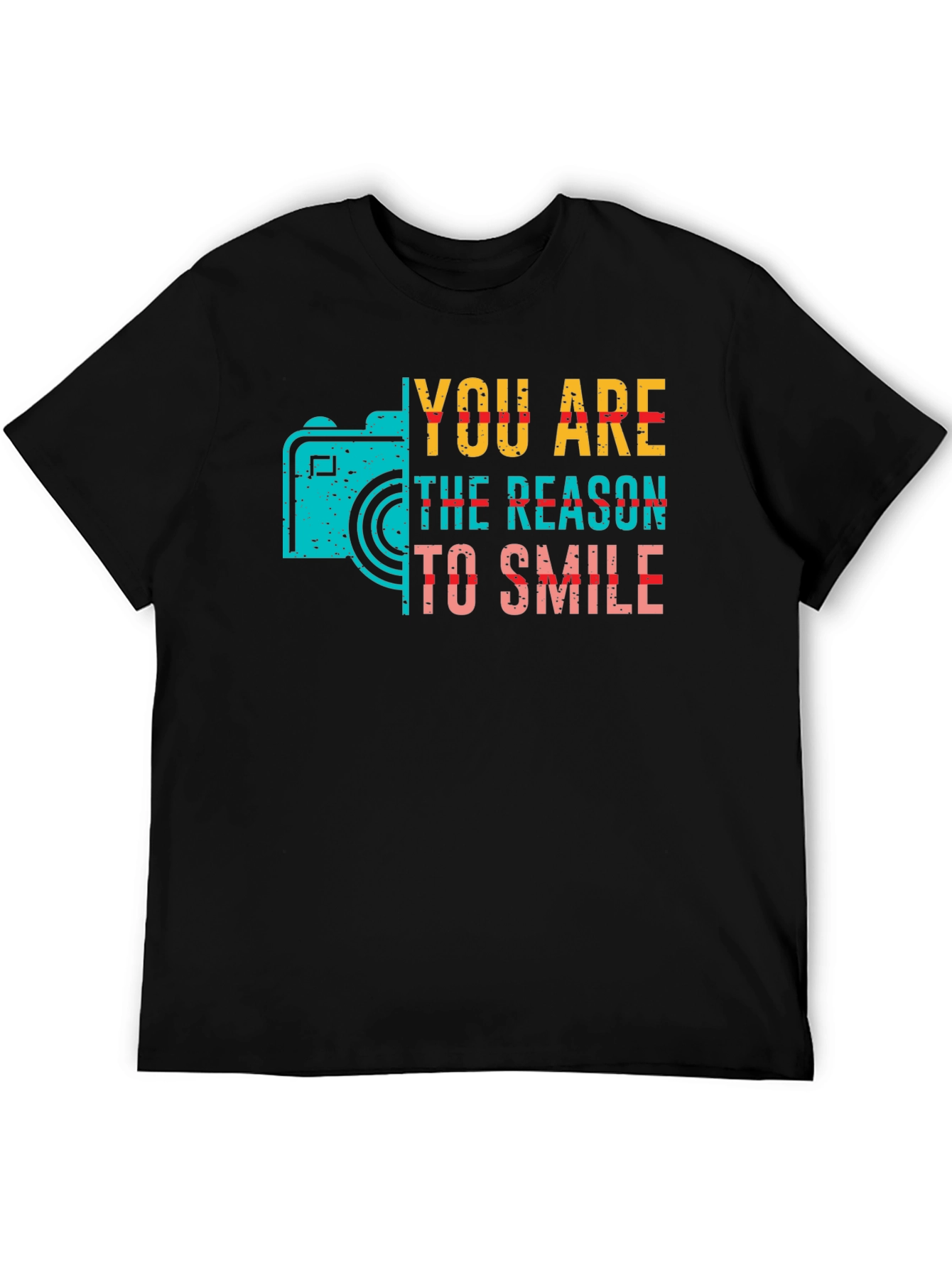 You Are The Reason To Smile Camera Graphic Tee