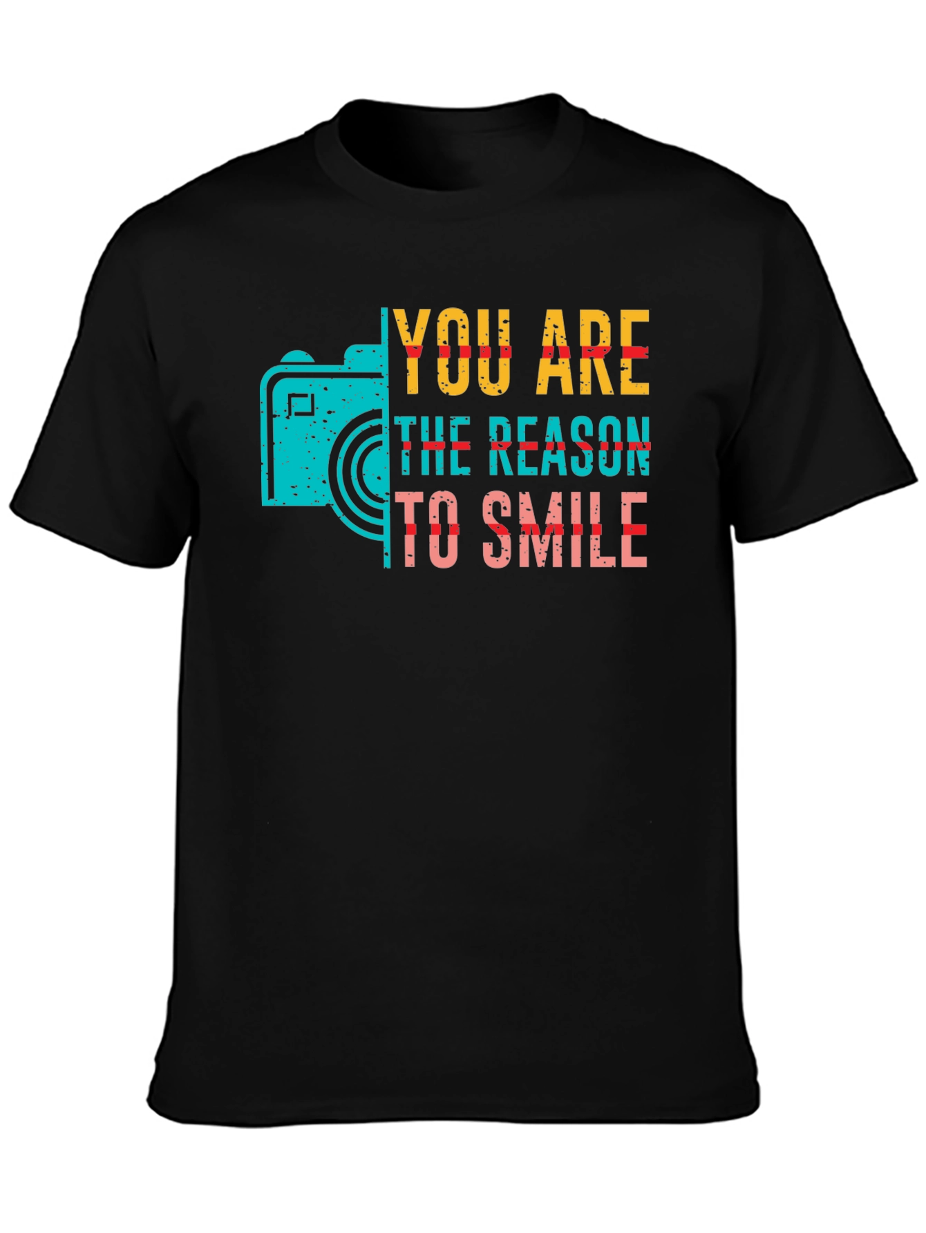 You Are The Reason To Smile Camera Graphic Tee