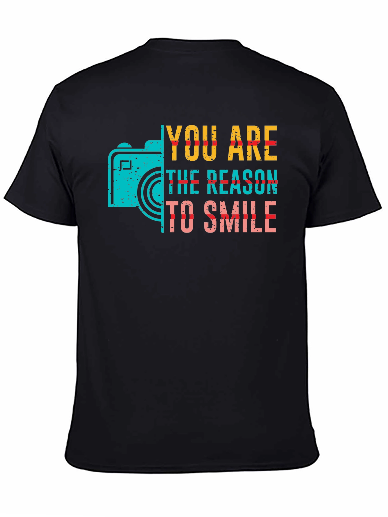 You Are The Reason To Smile Camera Graphic Tee