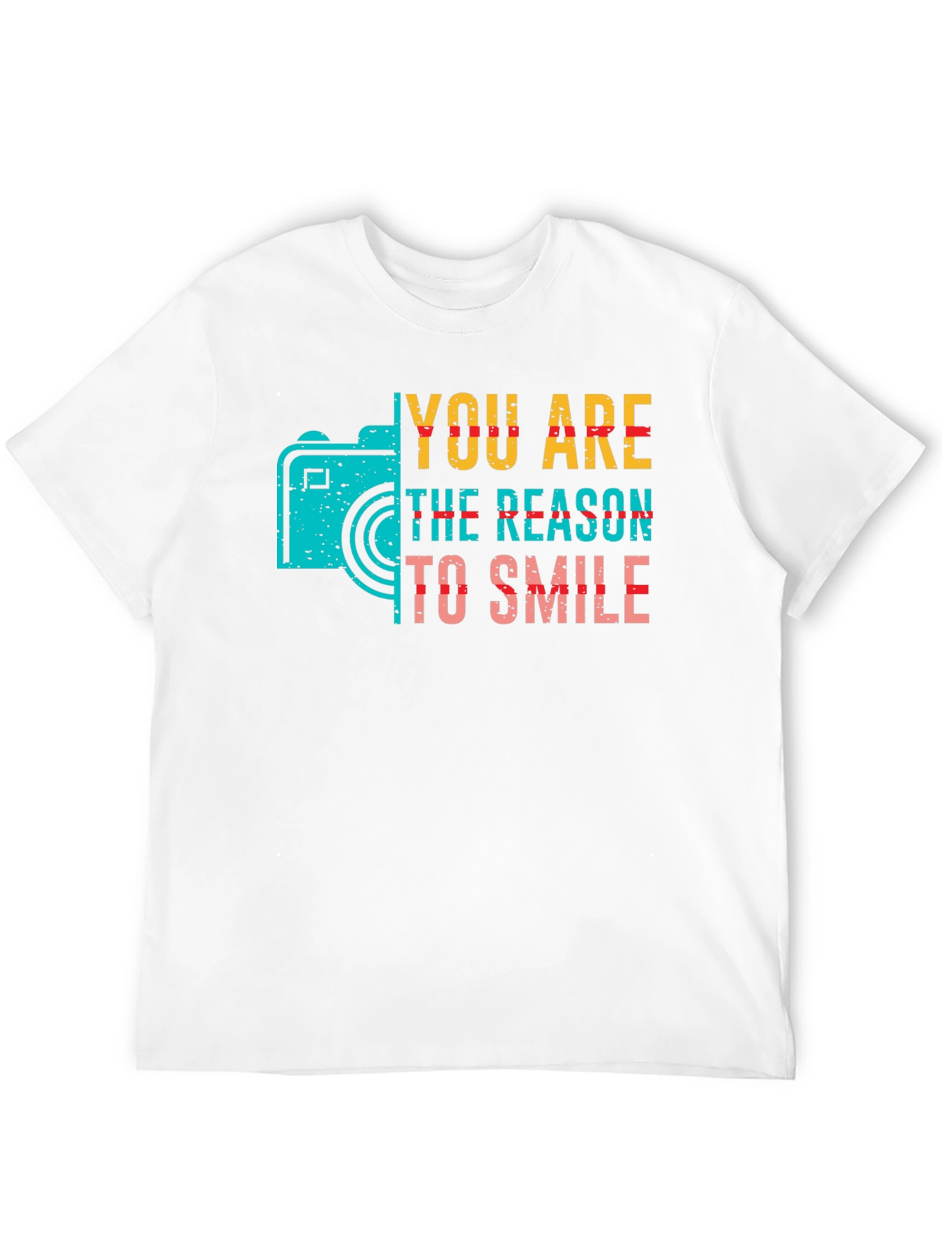 You Are The Reason To Smile Camera Graphic Tee