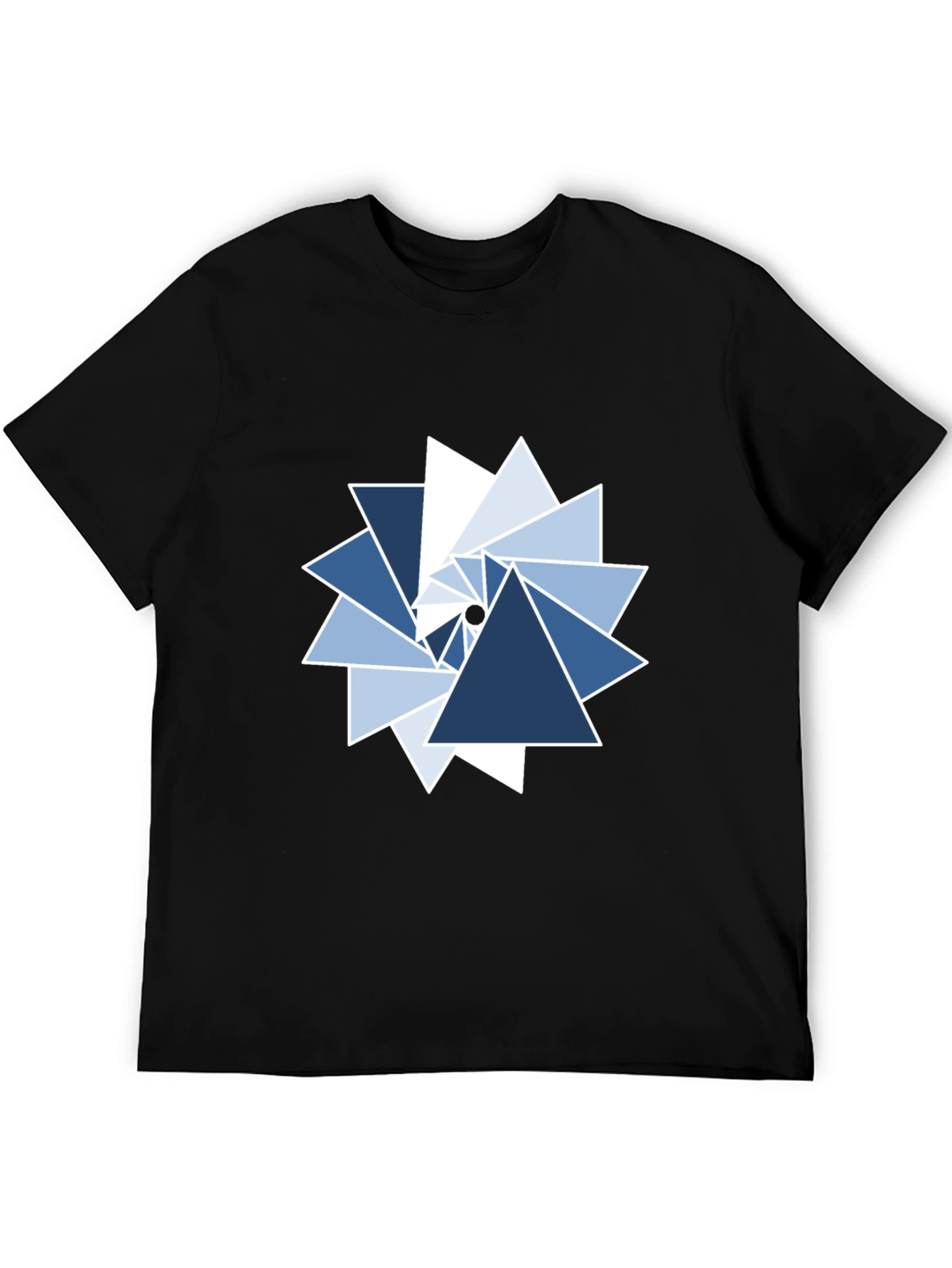 Geometric Triangle Whirlwind Graphic Tee