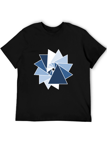 Geometric Triangle Whirlwind Graphic Tee