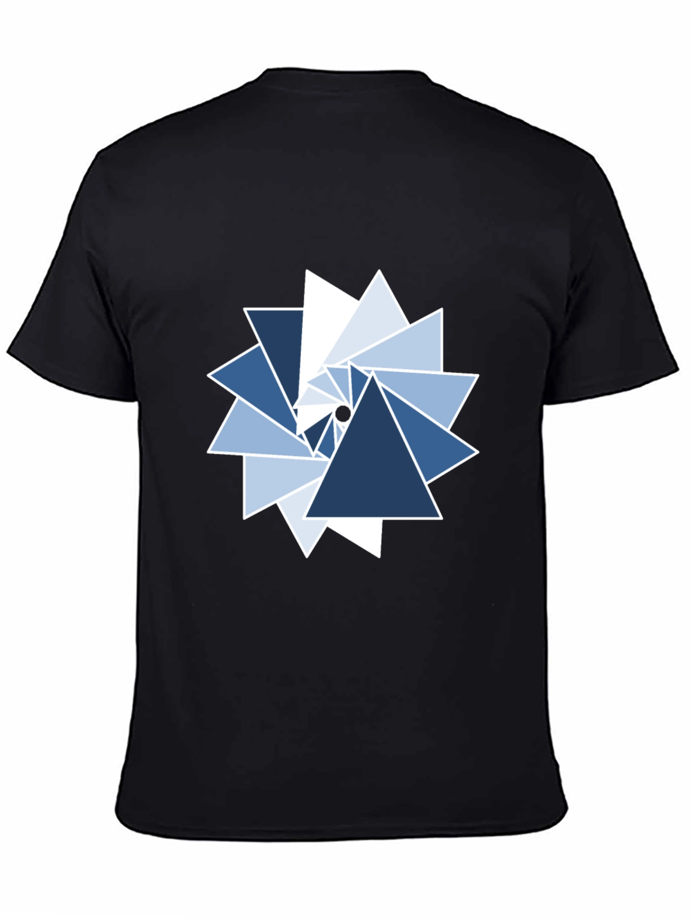 Geometric Triangle Whirlwind Graphic Tee