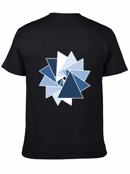 Geometric Triangle Whirlwind Graphic Tee