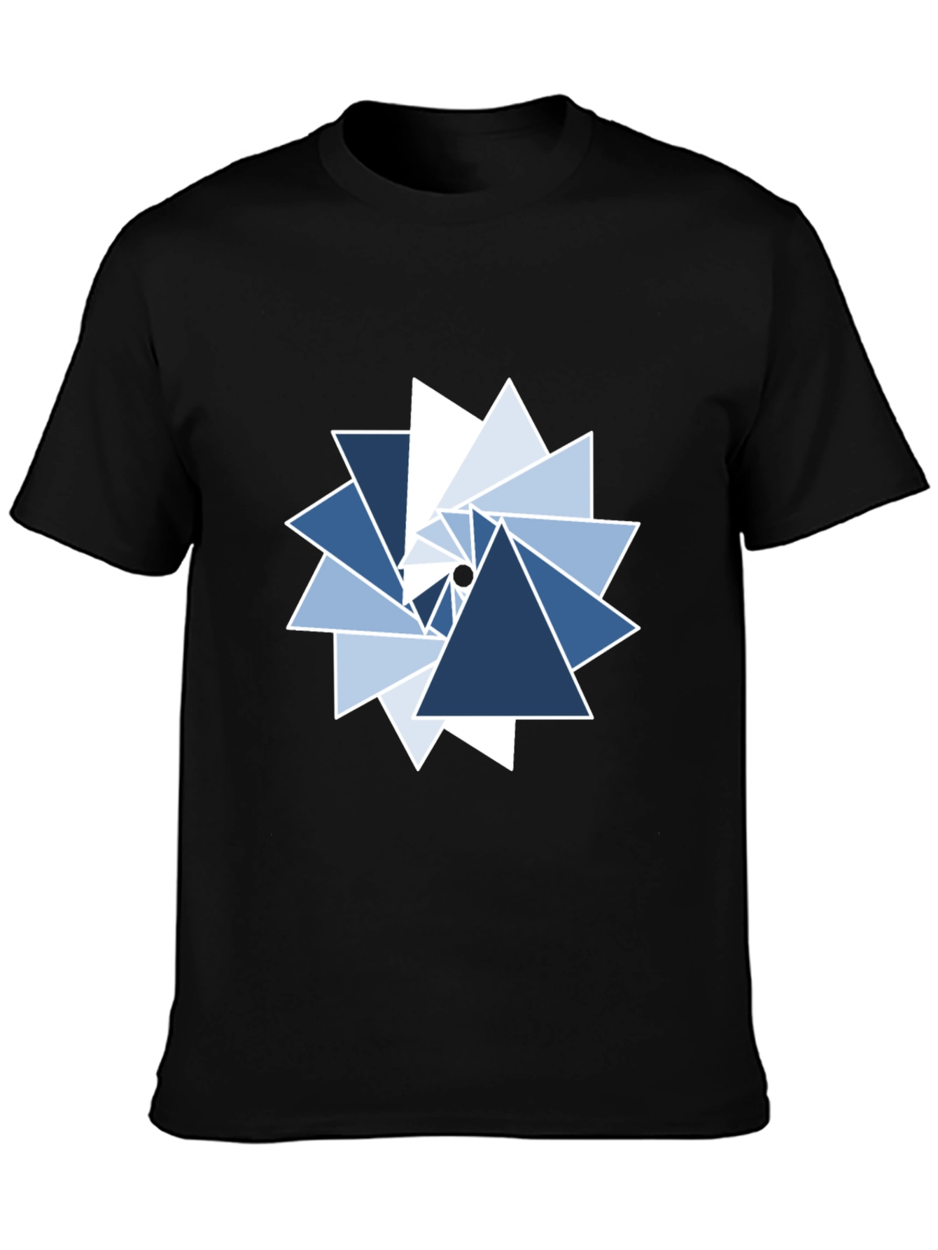 Geometric Triangle Whirlwind Graphic Tee