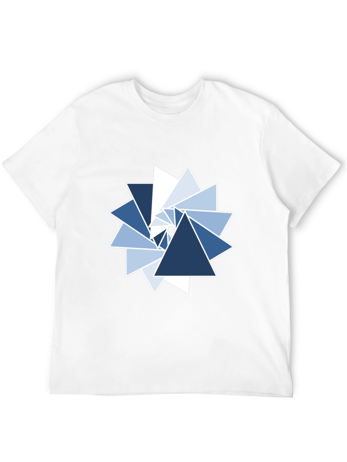 Geometric Triangle Whirlwind Graphic Tee