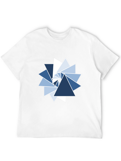 Geometric Triangle Whirlwind Graphic Tee