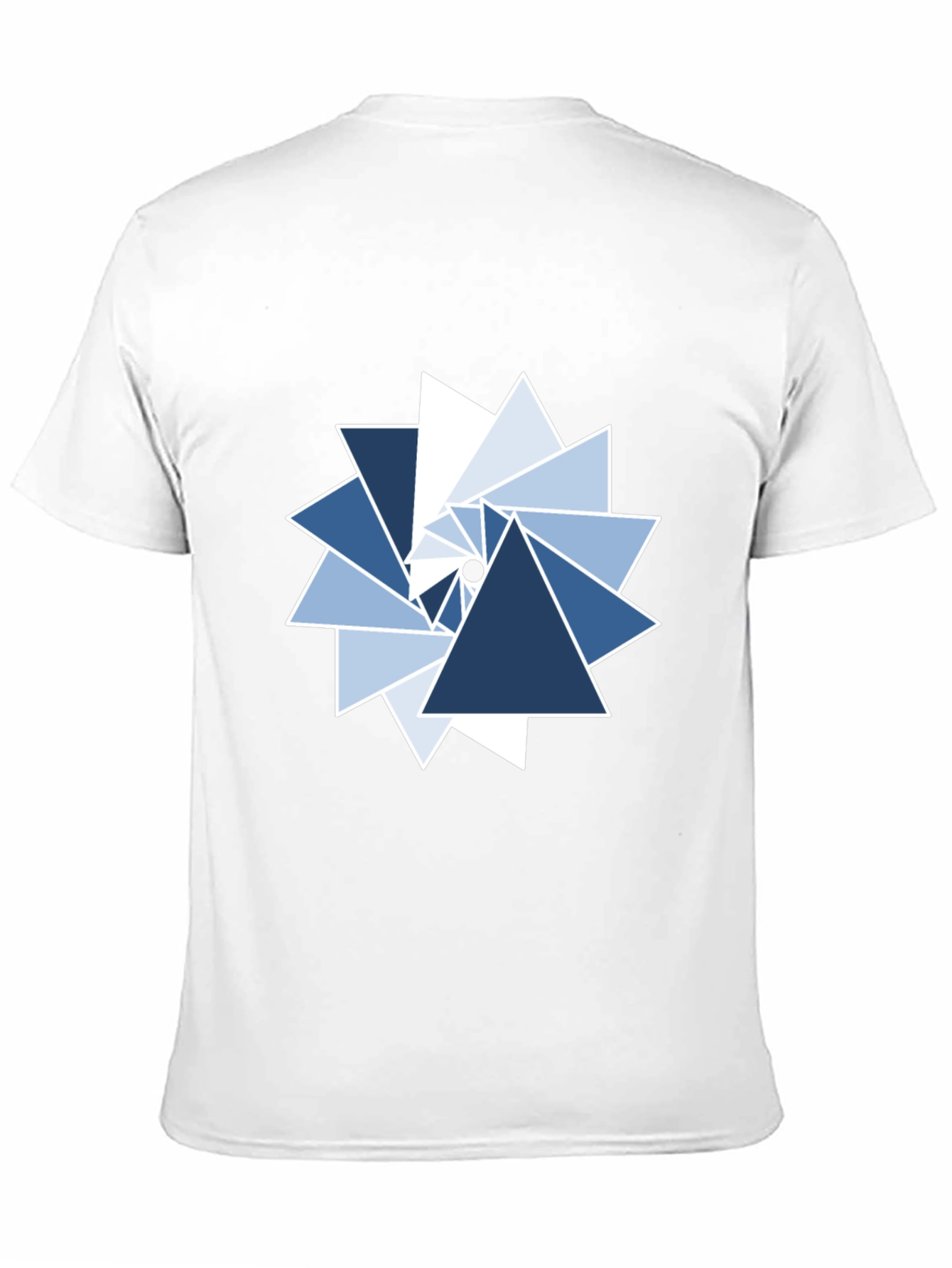 Geometric Triangle Whirlwind Graphic Tee