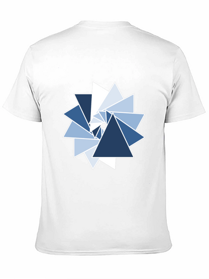 Geometric Triangle Whirlwind Graphic Tee