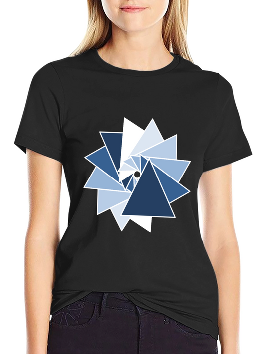 Geometric Triangle Whirlwind Graphic Tee