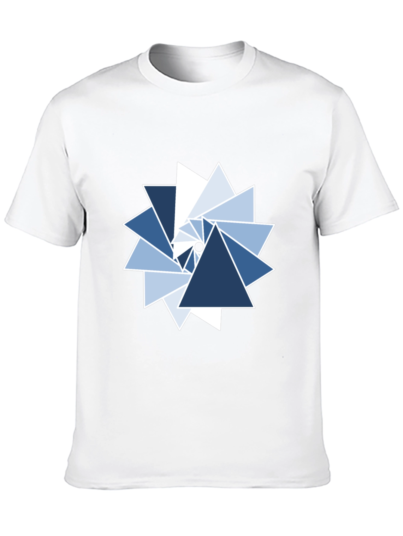 Geometric Triangle Whirlwind Graphic Tee