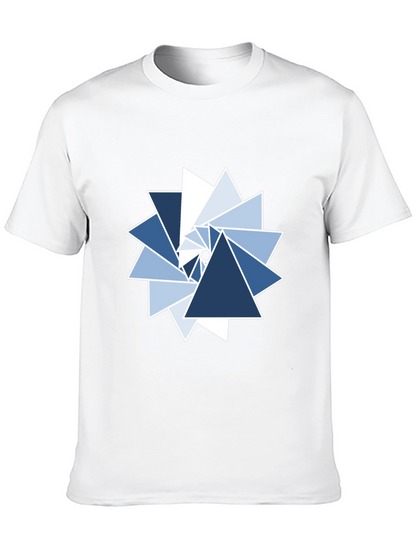 Geometric Triangle Whirlwind Graphic Tee