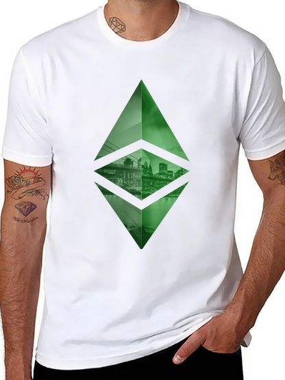 Ethereum Cityscape T-Shirt - Crypto Fashion