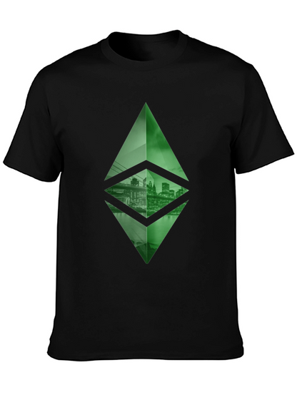 Ethereum Cityscape T-Shirt - Crypto Fashion