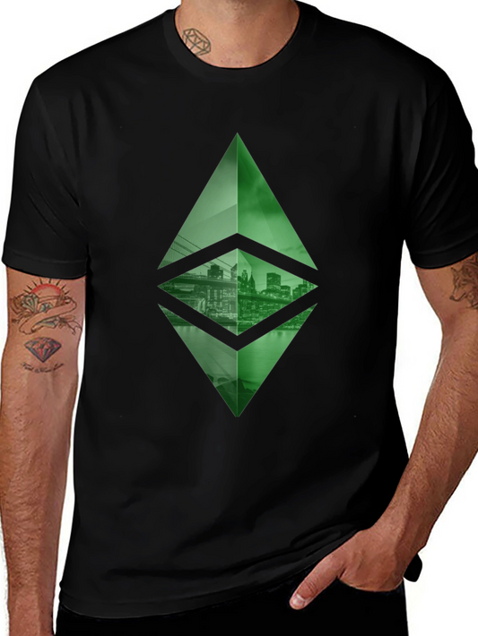Ethereum Cityscape T-Shirt - Crypto Fashion