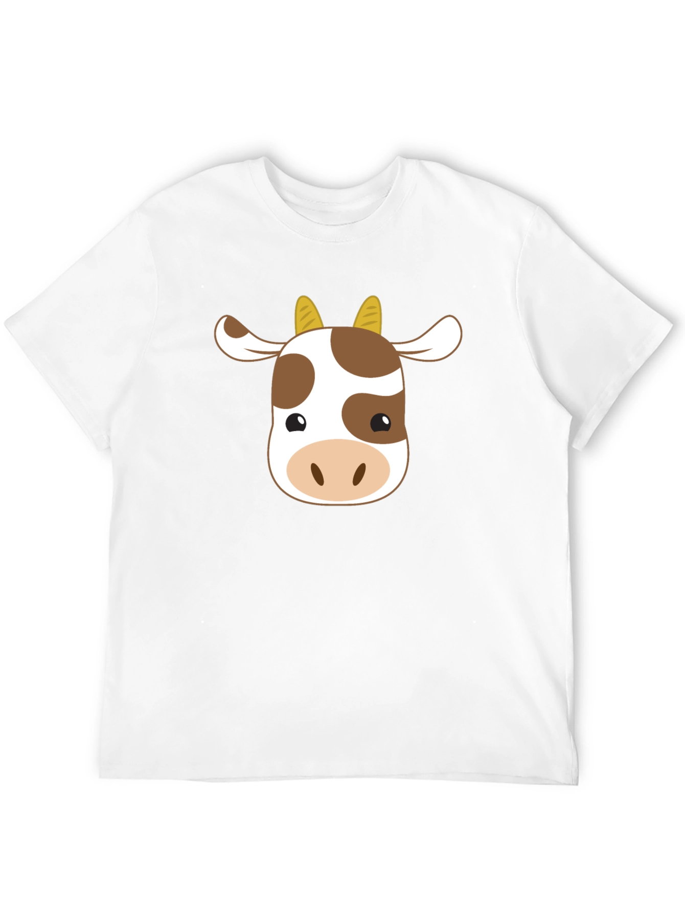 Cute Cow Graphic T-Shirt - Unisex Black Tee
