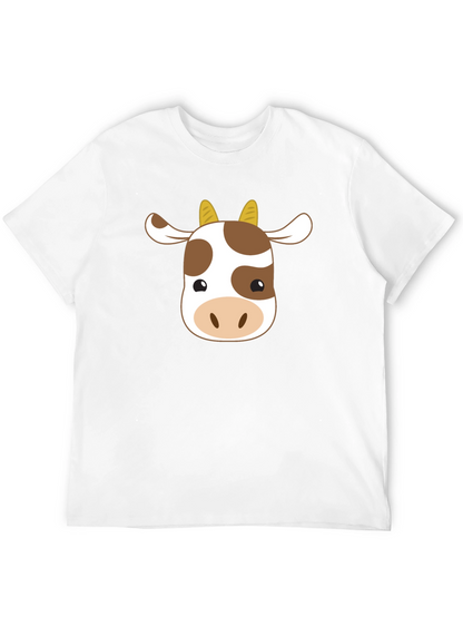 Cute Cow Graphic T-Shirt - Unisex Black Tee