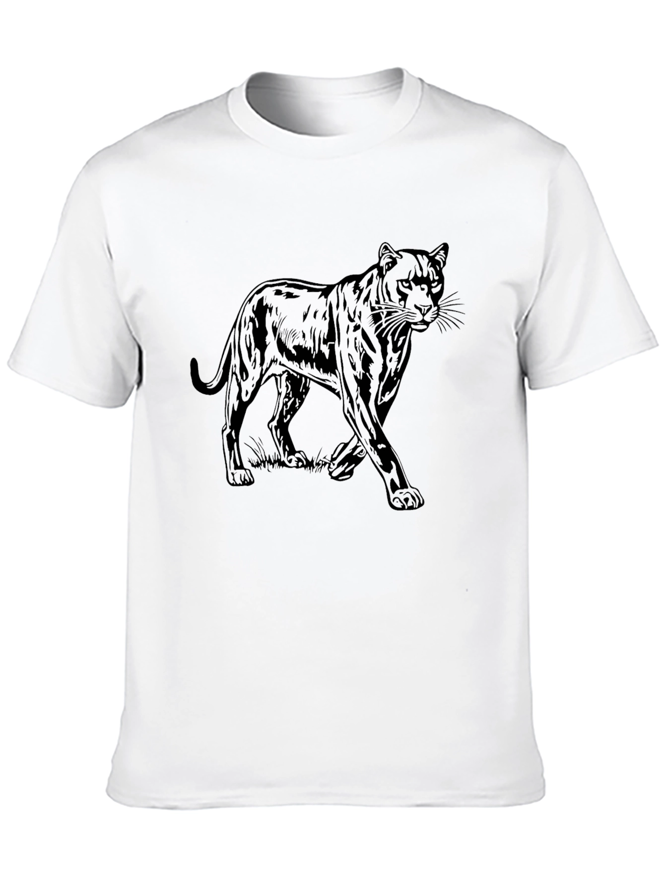 Black Panther Graphic Tee - Mens Fashion