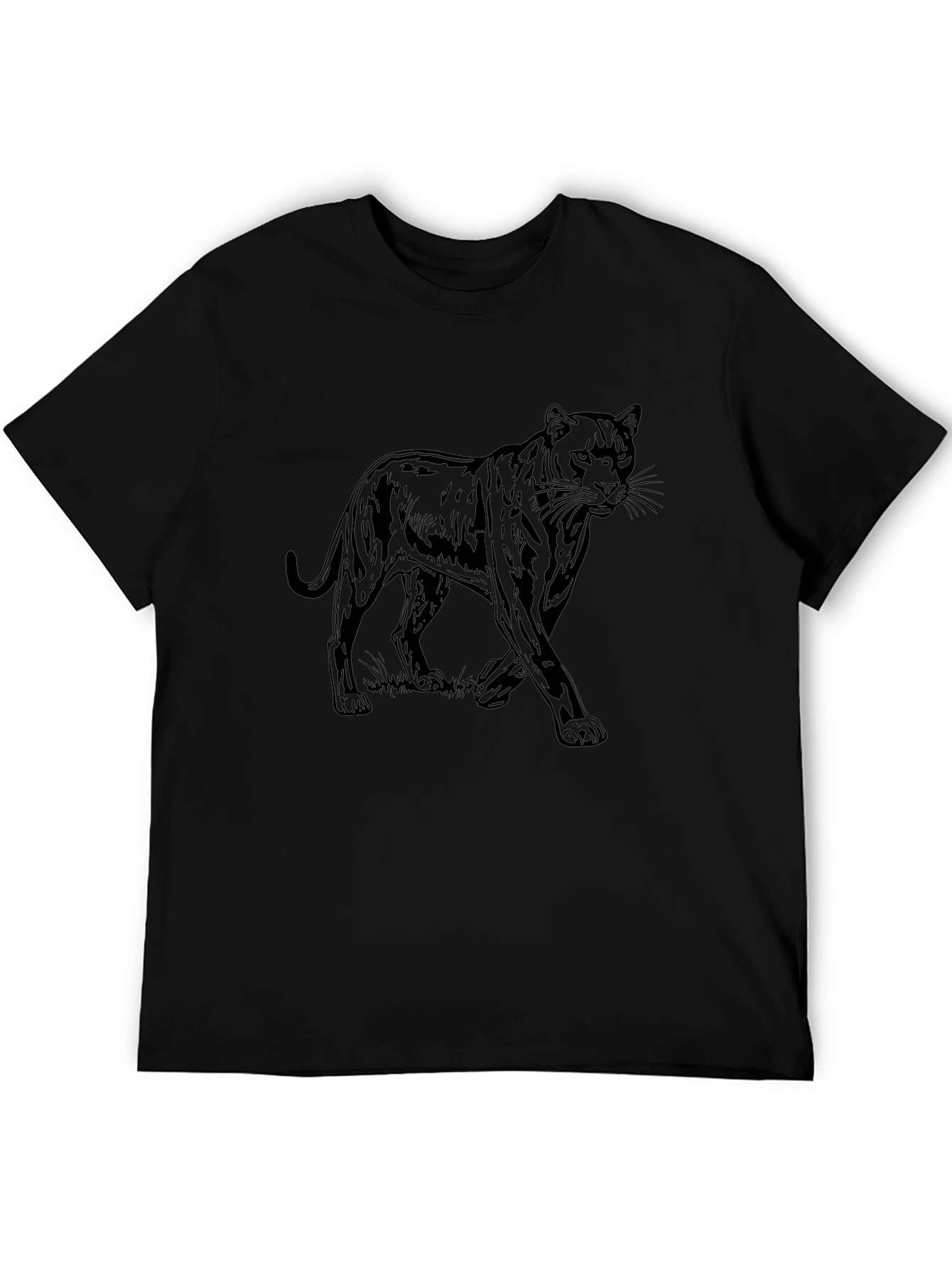 Black Panther Graphic Tee - Mens Fashion