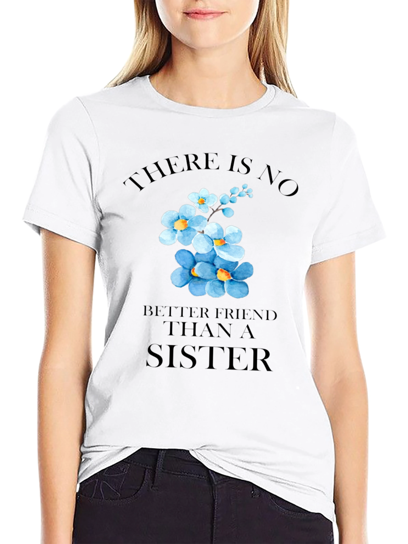 Sisterly Love T-Shirt - Floral Sister Gift
