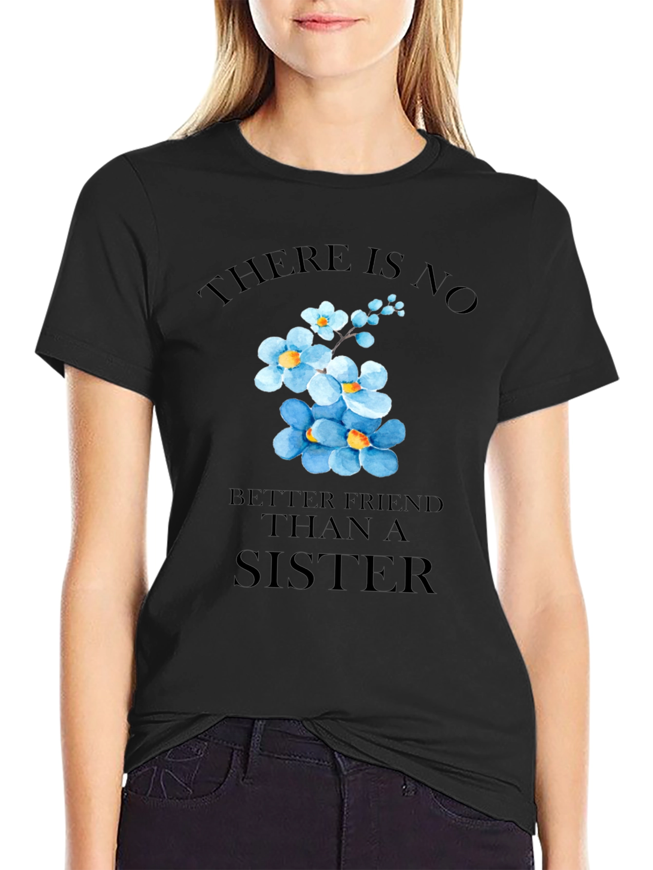 Sisterly Love T-Shirt - Floral Sister Gift