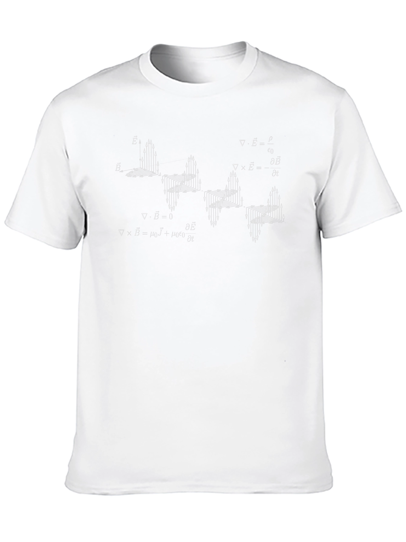 Maxwells Equations T-Shirt - Physics Equations Graphic Tee