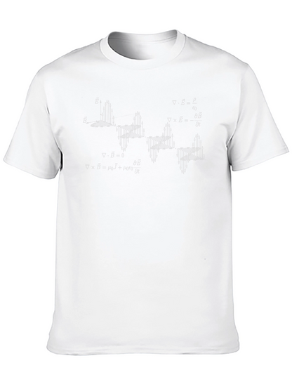 Maxwells Equations T-Shirt - Physics Equations Graphic Tee