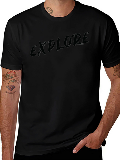Explore Graphic T-Shirt - Casual Adventure Tee
