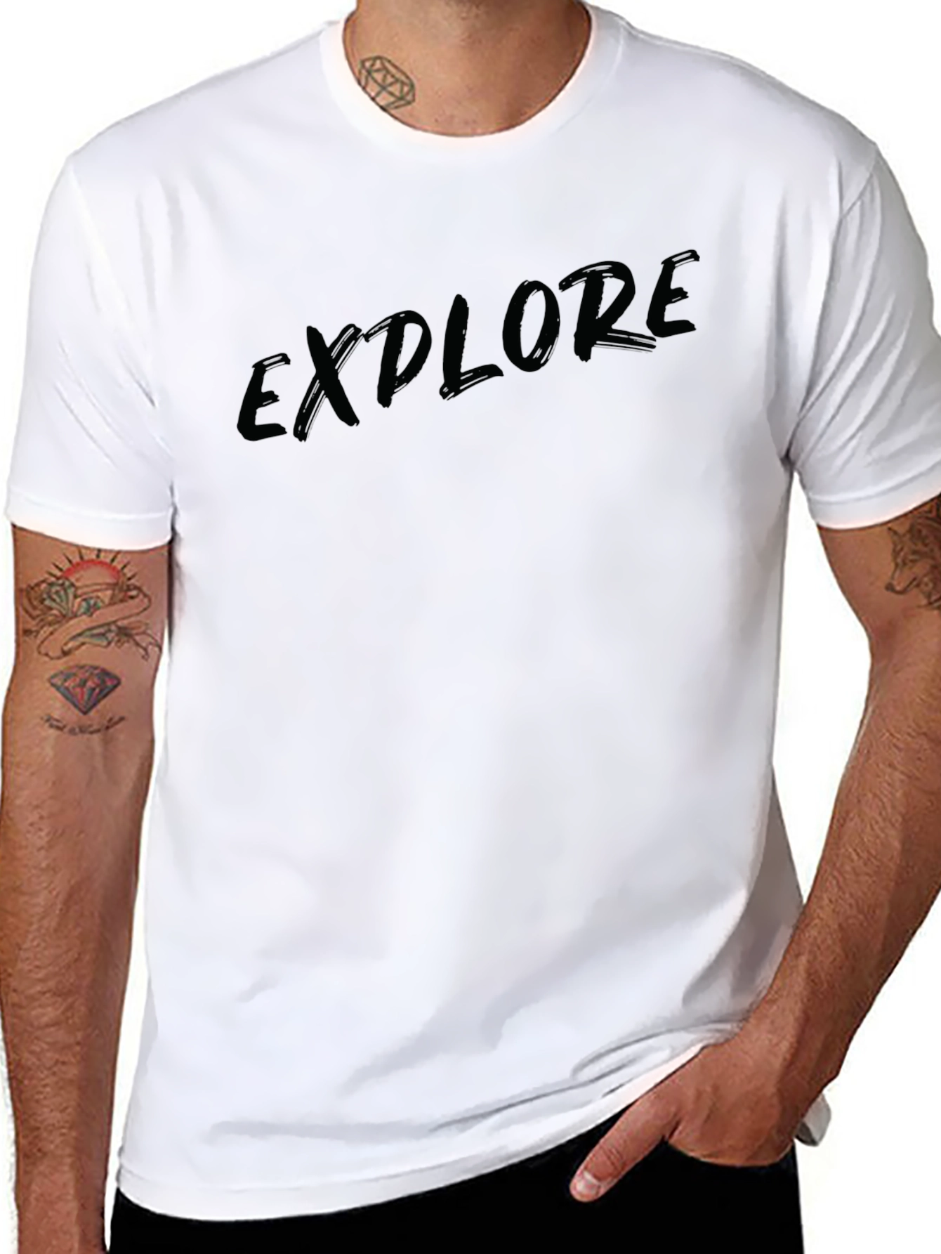 Explore Graphic T-Shirt - Casual Adventure Tee
