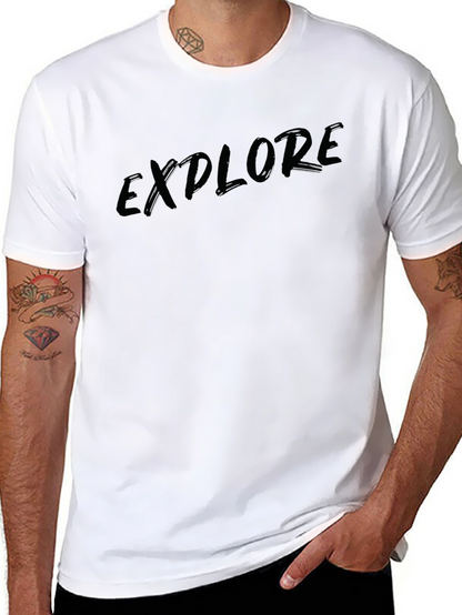 Explore Graphic T-Shirt - Casual Adventure Tee