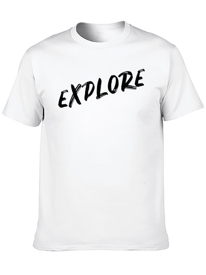 Explore Graphic T-Shirt - Casual Adventure Tee