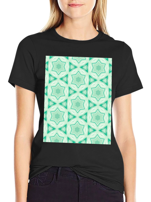 Patterned Graphic Print Tee